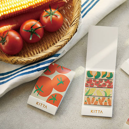 Vegetables KITTA Washi Tape · King Jim