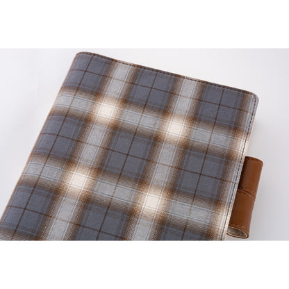 2026 Hobonichi Techo English Cousin Book / Shirt Fabric: Foggy Plaid 《January Start | English | A5》
