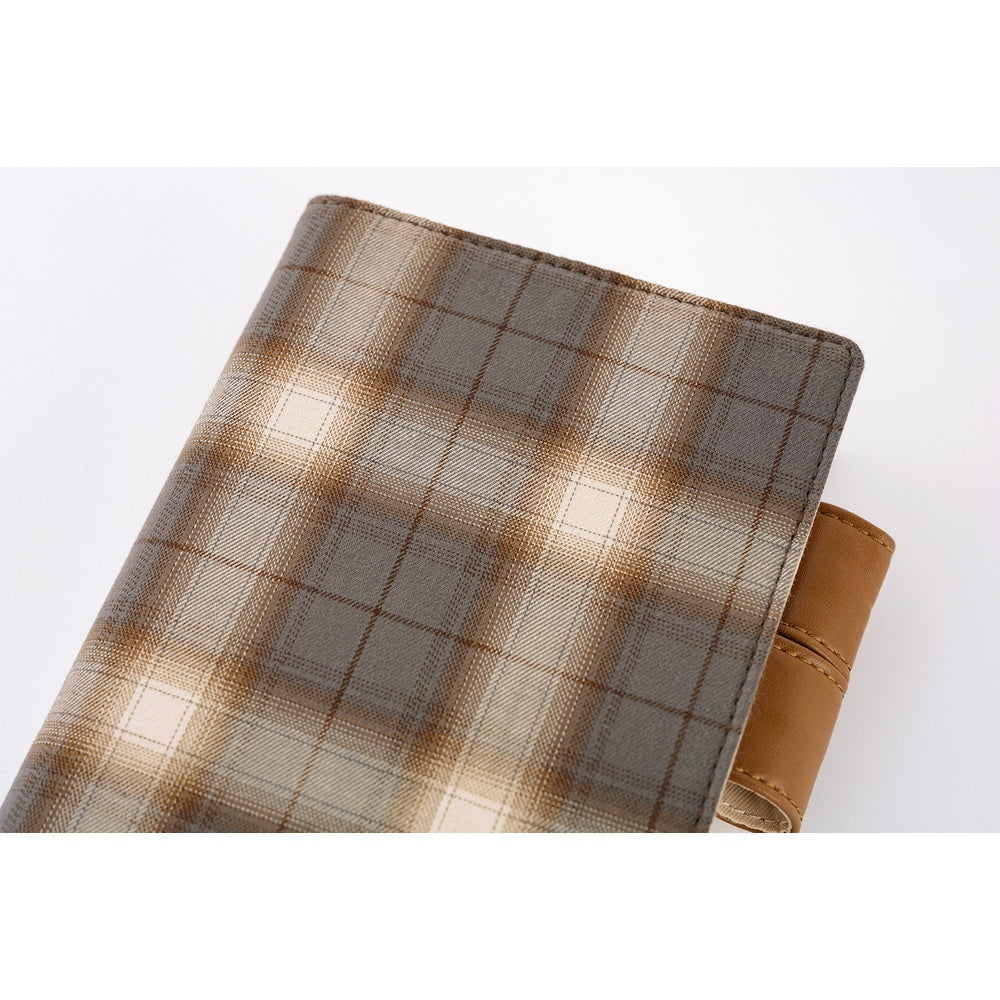 2026 Hobonichi Techo English Original Book + Shirt Fabric: Foggy Plaid《January Start | English | A6》