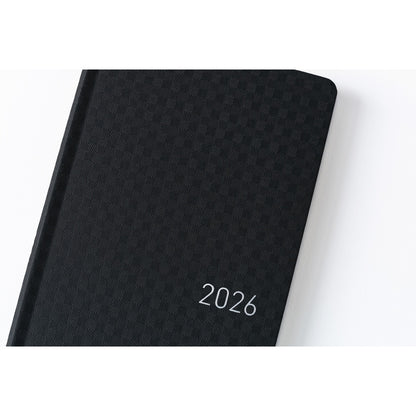 2026 Hobonichi English Weeks / Paper Series: Black Gingham《January Start | English》