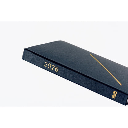 2026 Hobonichi Techo A6 English HON Slash / Navy Blue《January Start | English | A6》