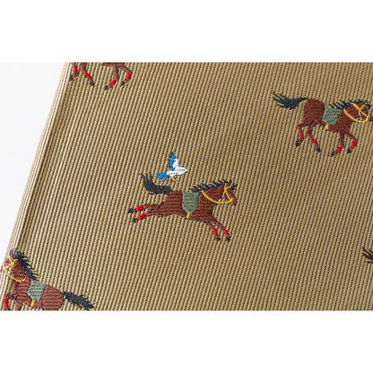 2026 Hobonichi Techo A6 HON / Bow & Tie: Galloping Horses《January Start | English | A6》