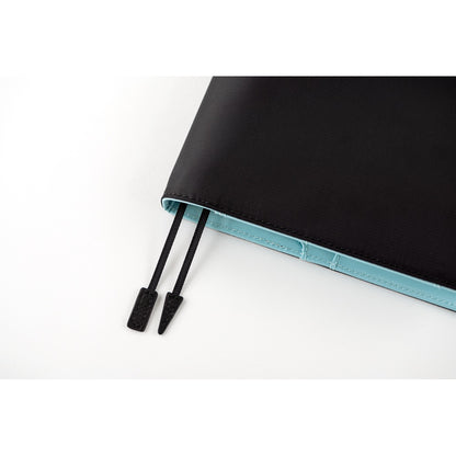2026 Hobonichi Techo English Cousin Book / Colors: Black x Clear Blue Cover《January Start | English | A5》