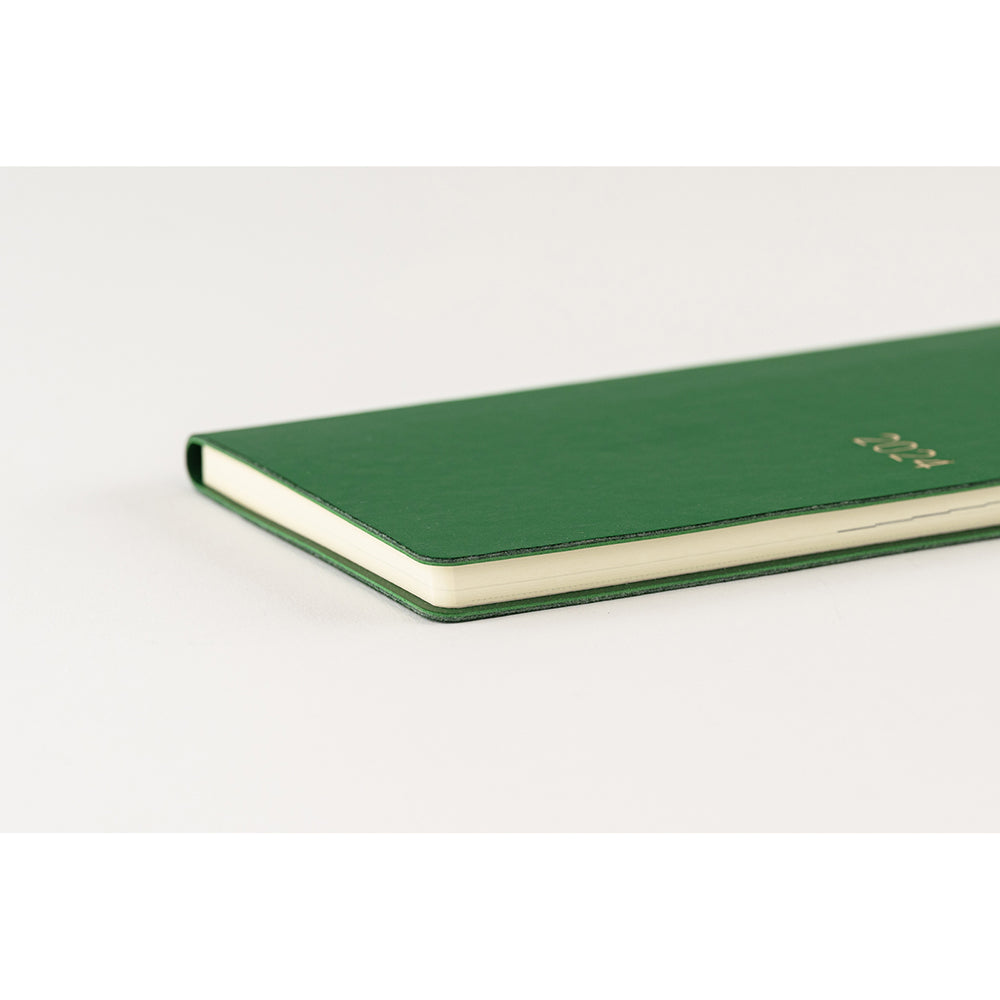2024 Hobonichi Techo Japanese Weeks / Smooth: Forest Green