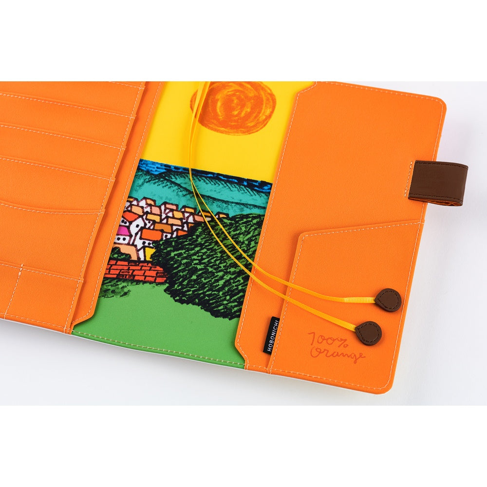 2026 Hobonichi Techo English Cousin Book / 100%ORANGE: Where’s the Squirrel Going 《January Start | English | A5》