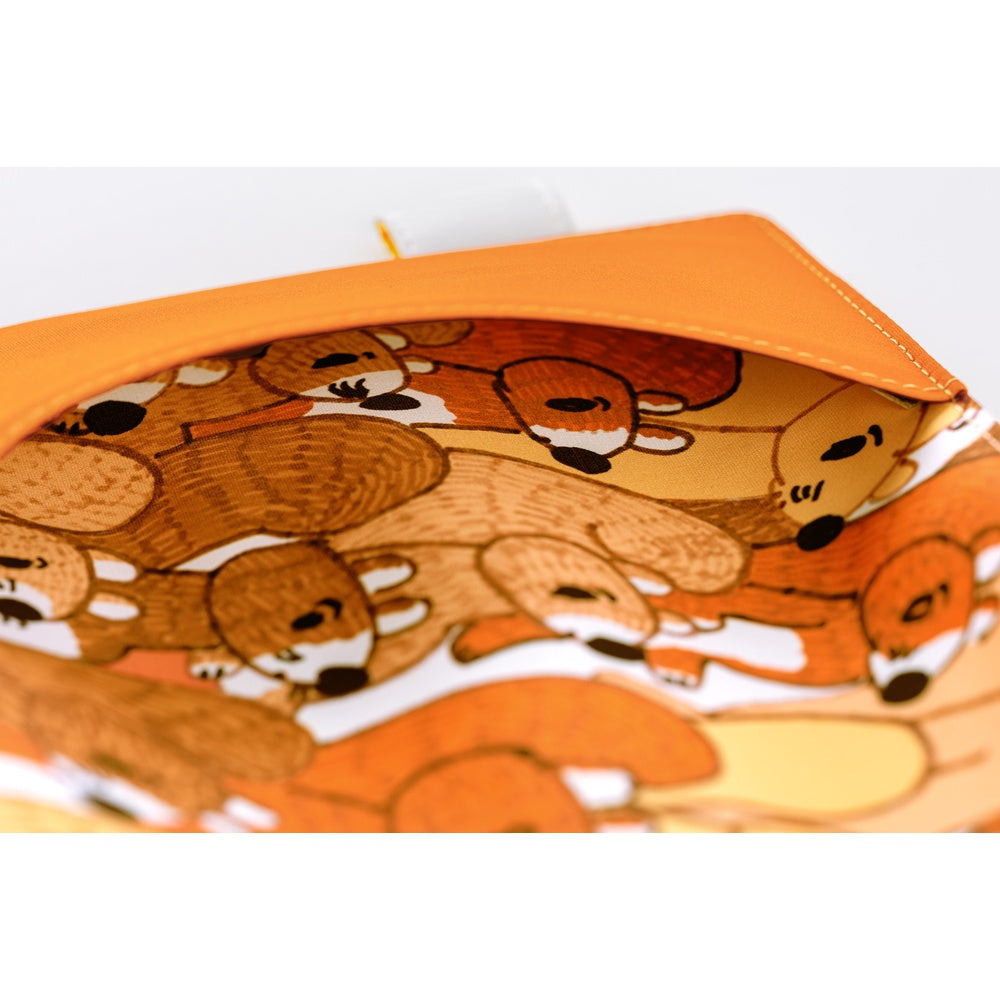 2026 Hobonichi Techo English Original Book +100%ORANGE: Squirrel Squadron《January Start | English | A6》
