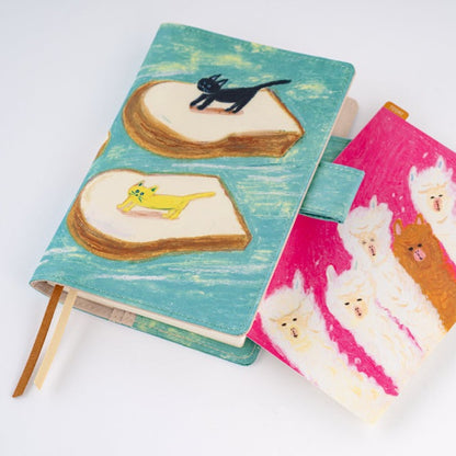 Keiko Shibata: Bread Floating in The Wind · A6 Original Cover for Hobonichi Techo