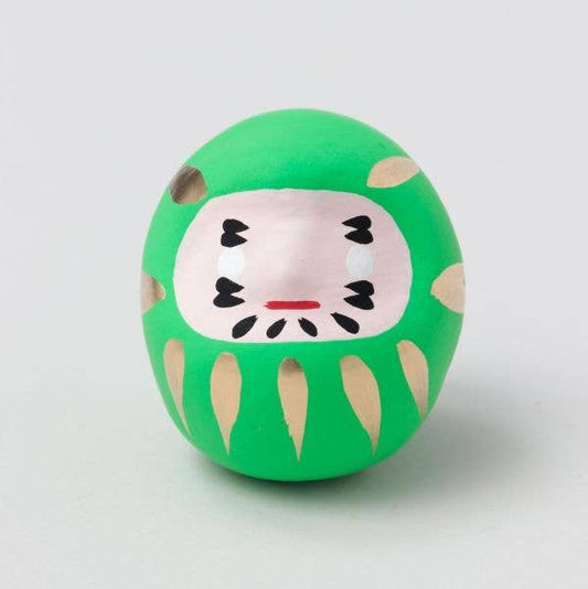 Shirakawa Mini Daruma: Green · Ametsuchi