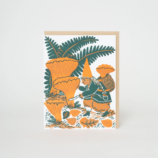 Mushroom Picking Card · Phoebe Wahl & Egg Press
