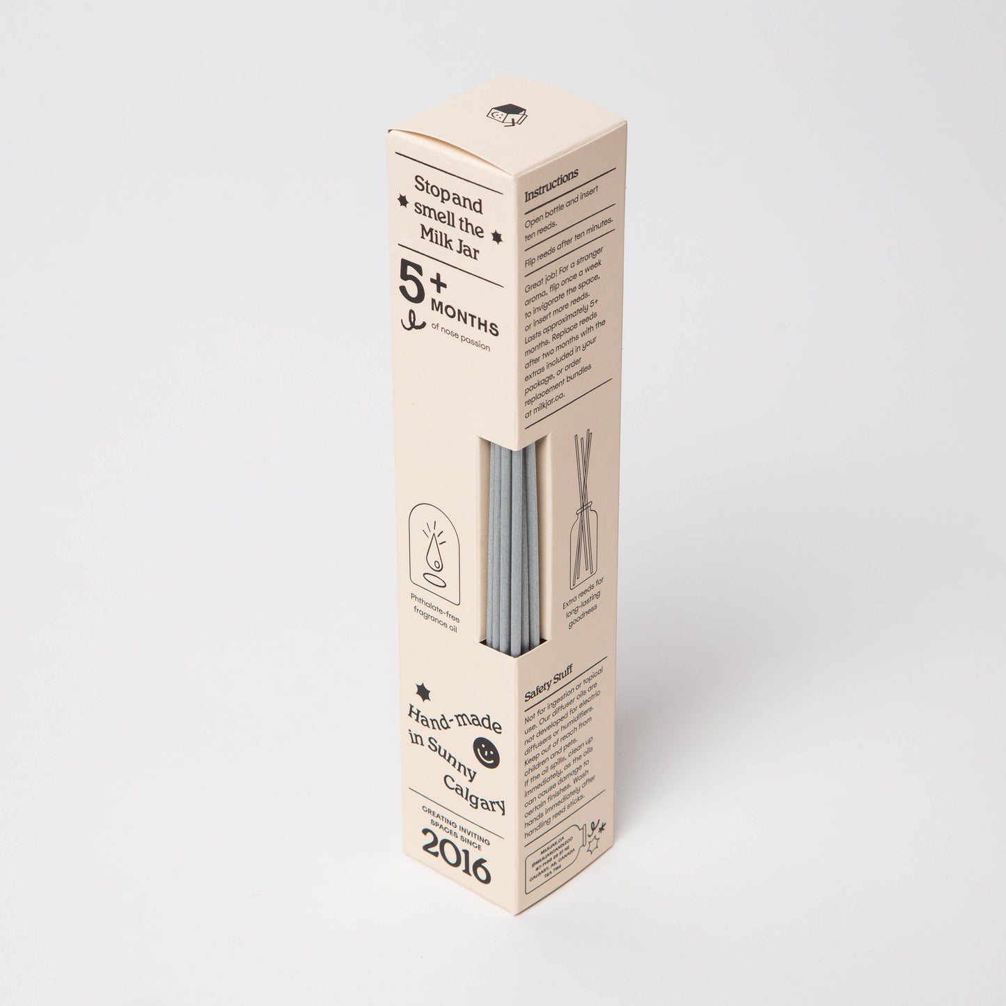 Bohemia (Lemongrass, Lavender & Sage) 4oz Reed Diffuser · Milk Jar Candle Co.