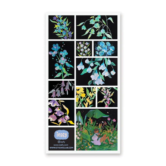 Dreamy Night Garden Sticker Sheet · STICKII