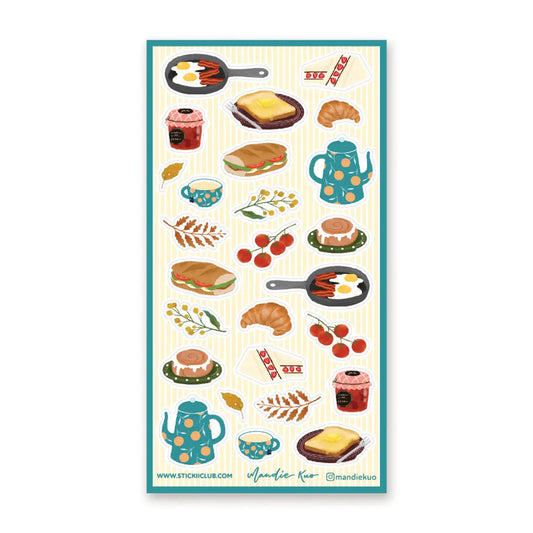 French Country Breakfast Sticker Sheet · STICKII