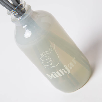 Dandy (Mahogany, Firewood & Pine) 4oz Reed Diffuser · Milk Jar Candle Co.