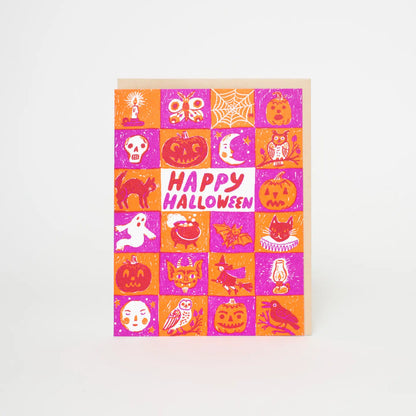 Spooky Squares Halloween Card · Phoebe Wahl & Egg Press