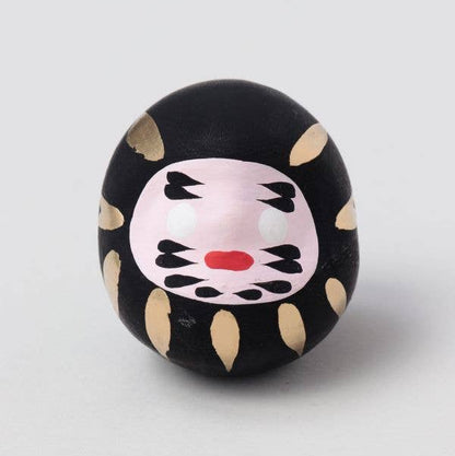 Shirakawa Mini Daruma: Black · Ametsuchi