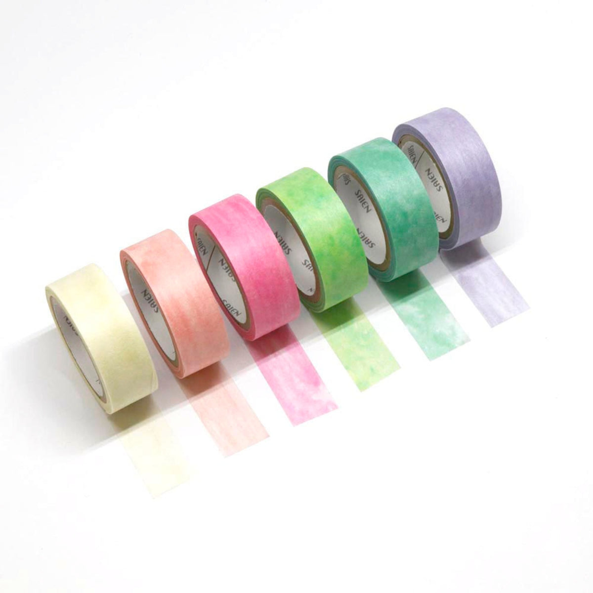 Fuwari Washi Tape《6 Color Set》· Miki Tamura