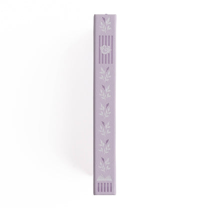 Vintage Library in Lilac Dot Grid Notebook · Archer & Olive