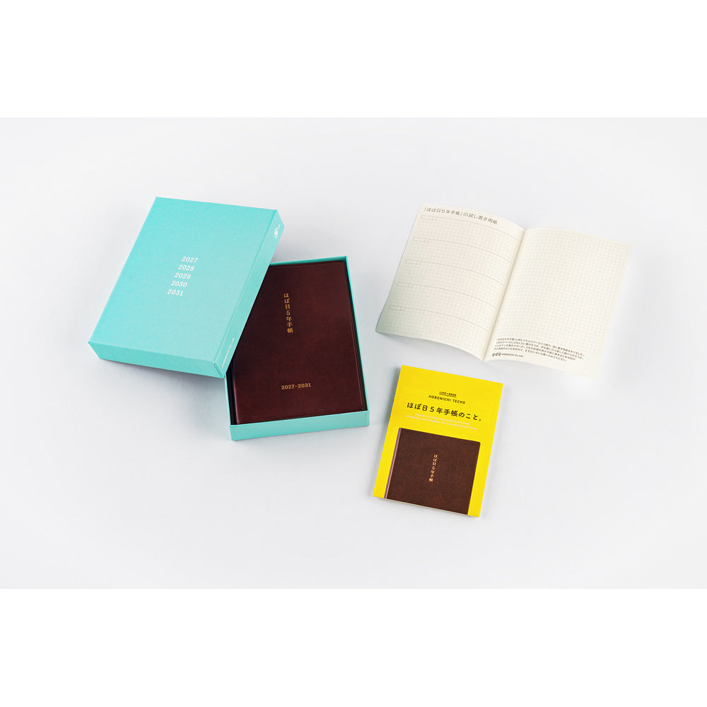 Hobonichi Techo 5-Year Techo Japanese Book《Small A6 size | 2027-2031》