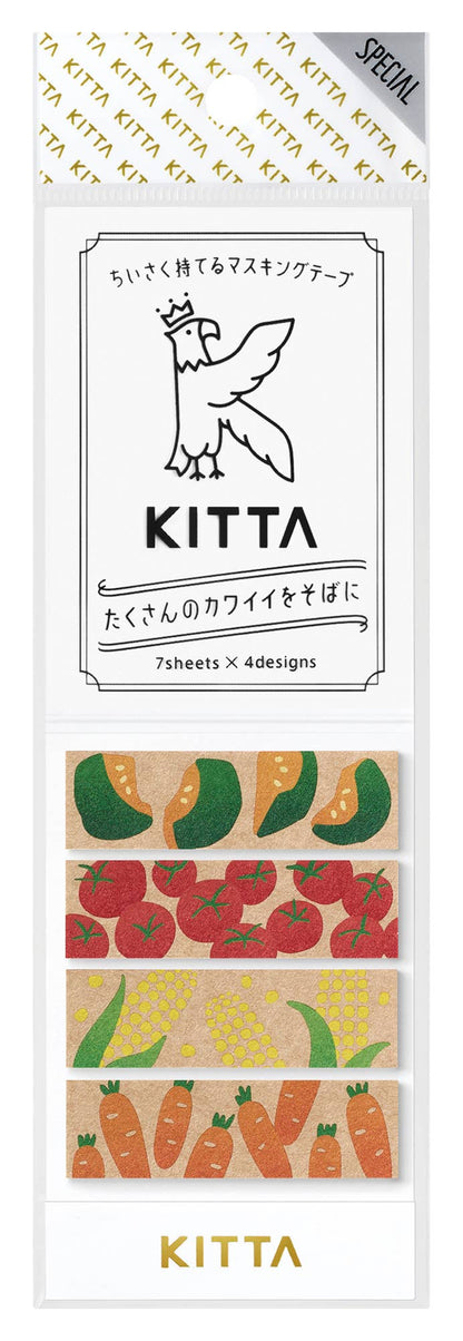 Vegetables KITTA Washi Tape · King Jim