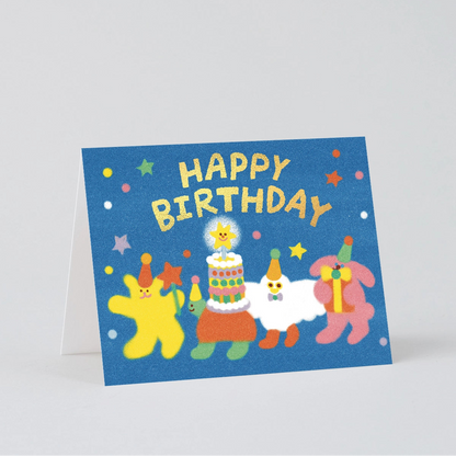 Happy Birthday Parade Greeting Card · Wrap