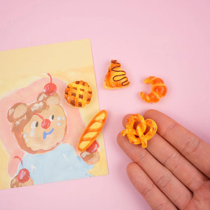 Croissant Bakery Brooch · Mini Story Co