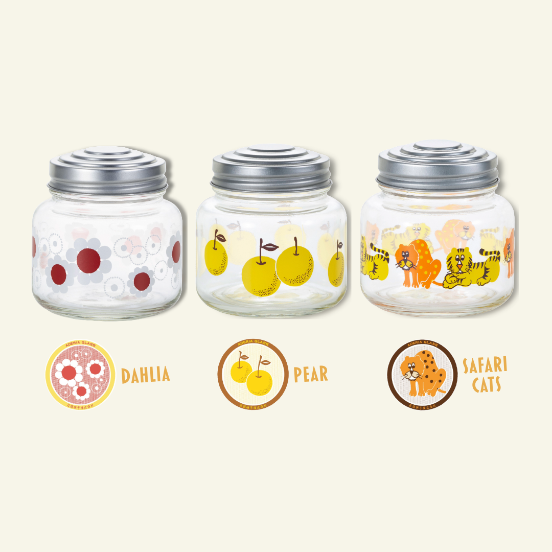 Lily of the Valley Mini Glass Bonbon Jar · Aderia Retro