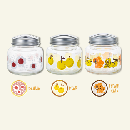 Lily of the Valley Mini Glass Bonbon Jar · Aderia Retro