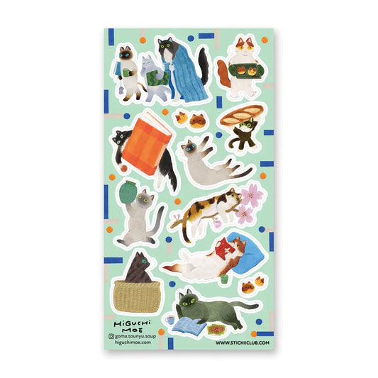 Charming Cats Sticker Sheet · STICKII