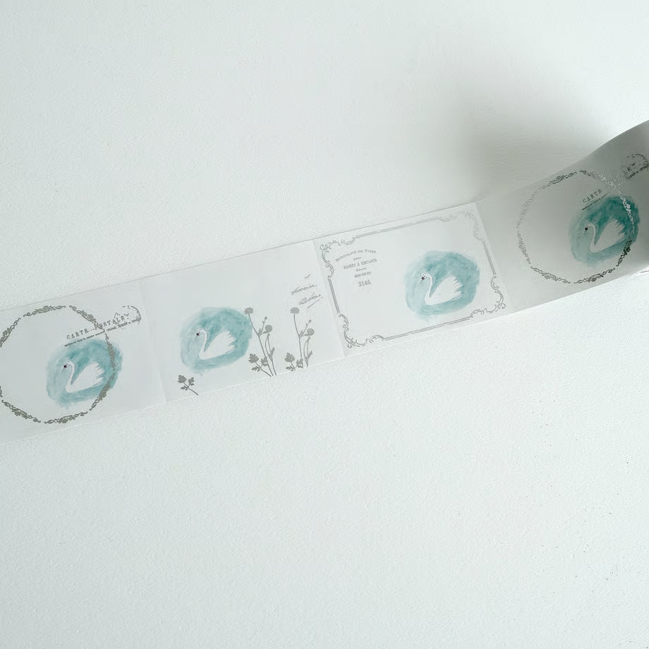 Swan Foil-Stamped Roll Memo · Yohaku