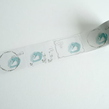 Swan Foil-Stamped Roll Memo · Yohaku