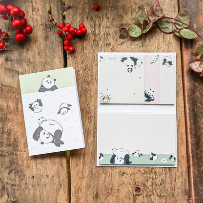 Panda Book-Style Sticky Notes・Keibunsha & meriBUN