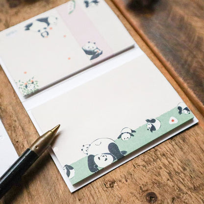Panda Book-Style Sticky Notes・Keibunsha & meriBUN
