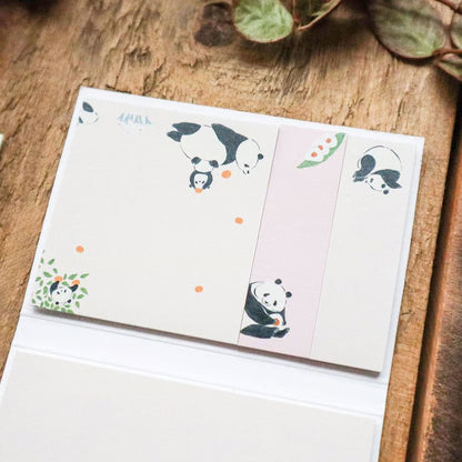Panda Book-Style Sticky Notes・Keibunsha & meriBUN