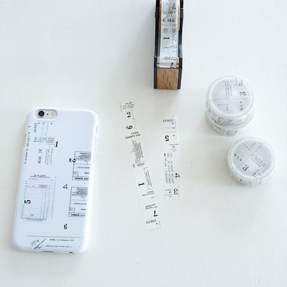 Mojito Suuji Washi Tape · Yohaku