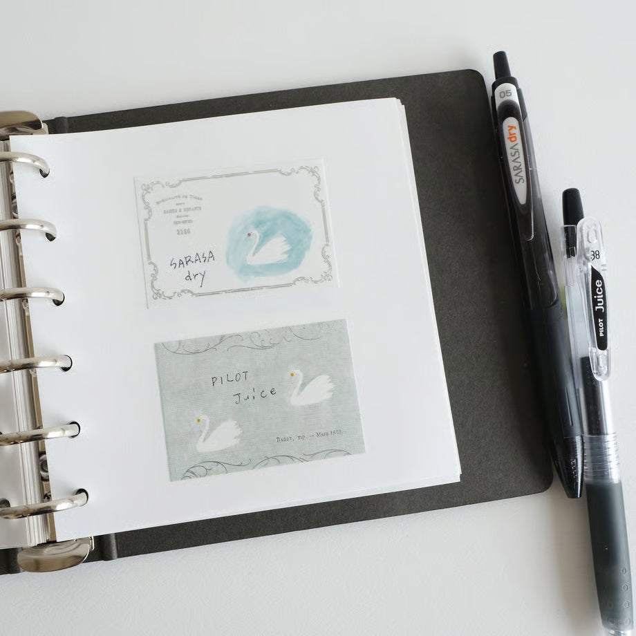 Swan Foil-Stamped Roll Memo · Yohaku