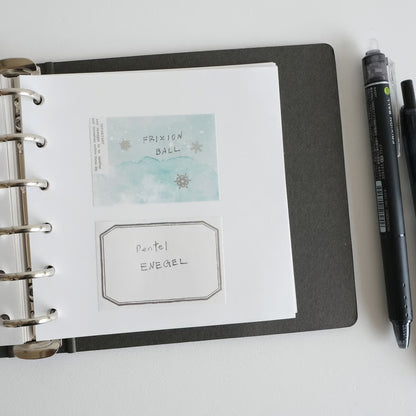 Snowflake Foil-Stamped Roll Memo · Yohaku