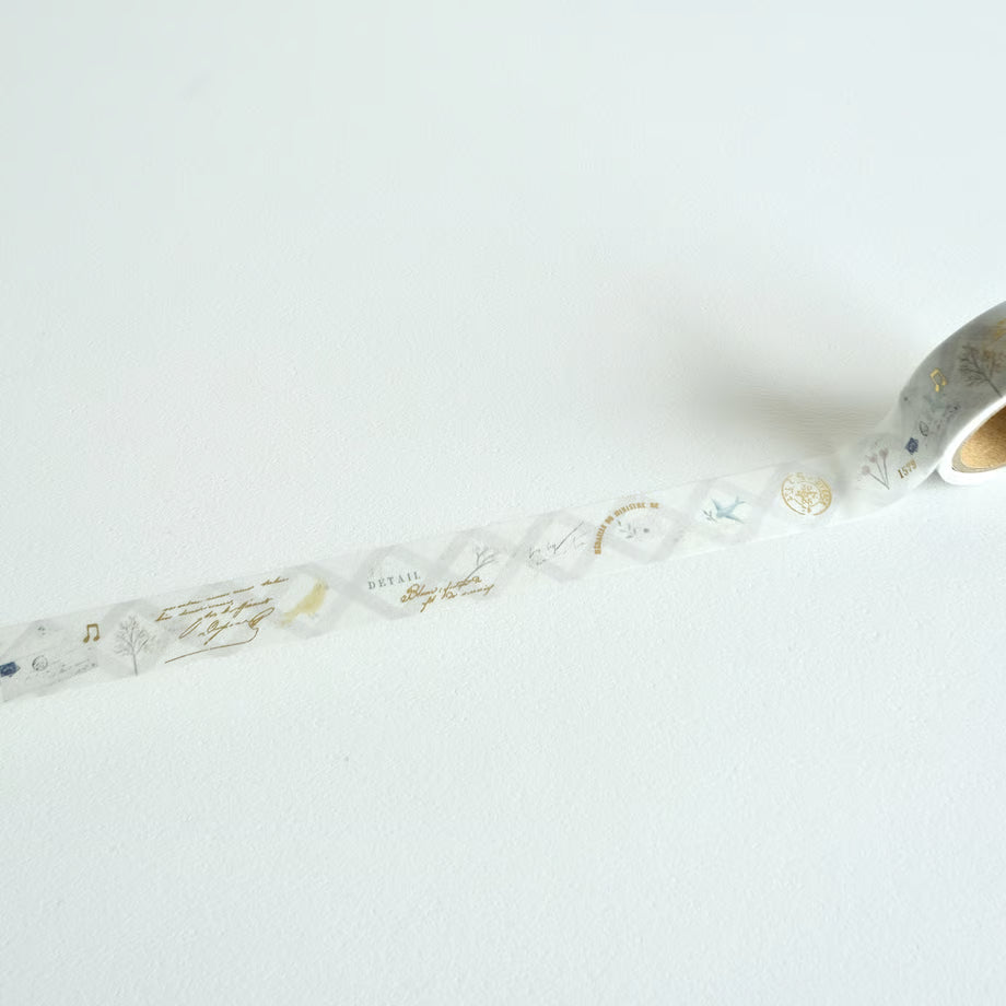 Kanon Foil-Stamped Washi Tape · Yohaku