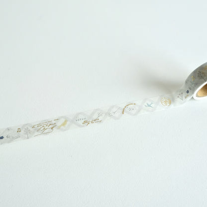 Kanon Foil-Stamped Washi Tape · Yohaku
