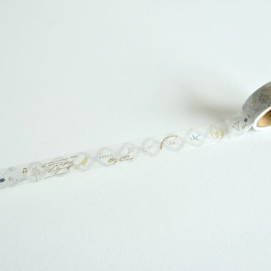 Kanon Foil-Stamped Washi Tape · Yohaku