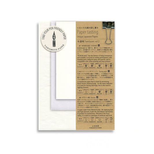 Yamamoto Paper - Translucent Vol.2 Paper Tasting