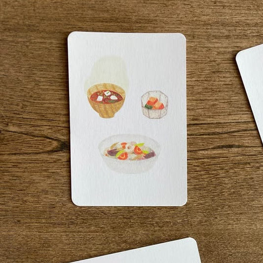Homemade Meal Postcard · Hirabayashi Kano