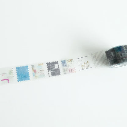 Basic Collage Roll Seal Stickers · Yohaku