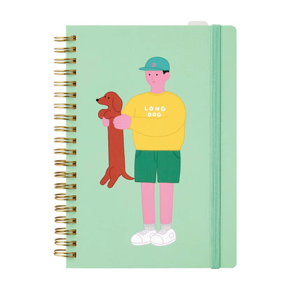 Doggy Hitotoki Note Ring Notebook《Comic Size》 · King Jim