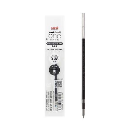 uni One 3 Gel Multi Pen 0.38mm Refill