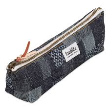 Patchwork Kurashiki Canvas Boat Pen Case · LUDDITE