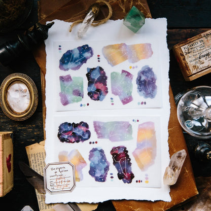 Zodiacs Transfer Sticker Sheet · OURS Studio