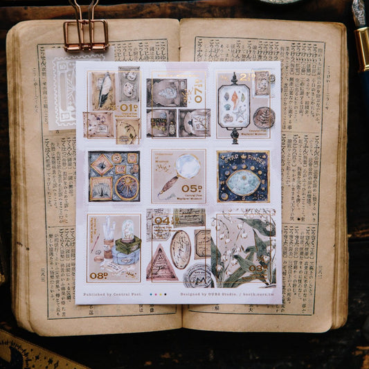 Collection of Museum Stamp Sticker Sheet · OURS Studio