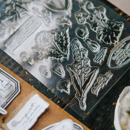 de Fleur Clear Stamp Sheet · OURS Studio