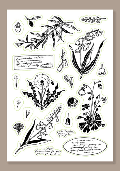 de Fleur Clear Stamp Sheet · OURS Studio