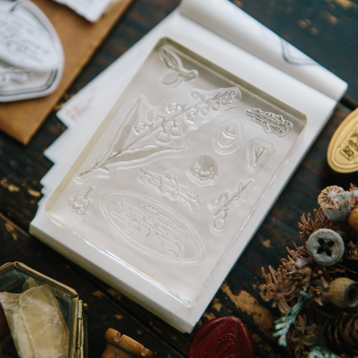 de Fleur Clear Stamp Sheet · OURS Studio